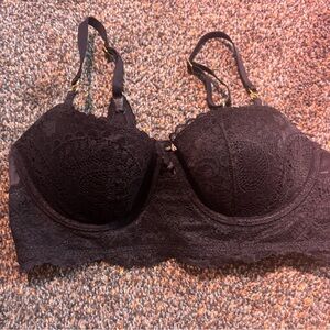 Aerie Black Lace Bra